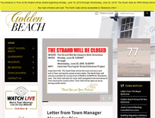 Tablet Screenshot of goldenbeach.us